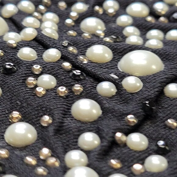 Sequin Black Pants Glitter Pants Jeggings Party Pants - Picture 4 of 12